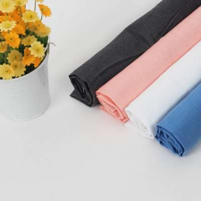 100 cotton canvas plain yarn dyed fabric for cotton shirts men and women causal shirts dress