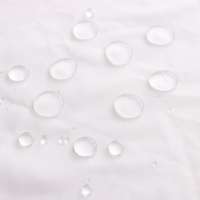 Wholesale cheap solid white microfiber polyester breathable waterproof fabric